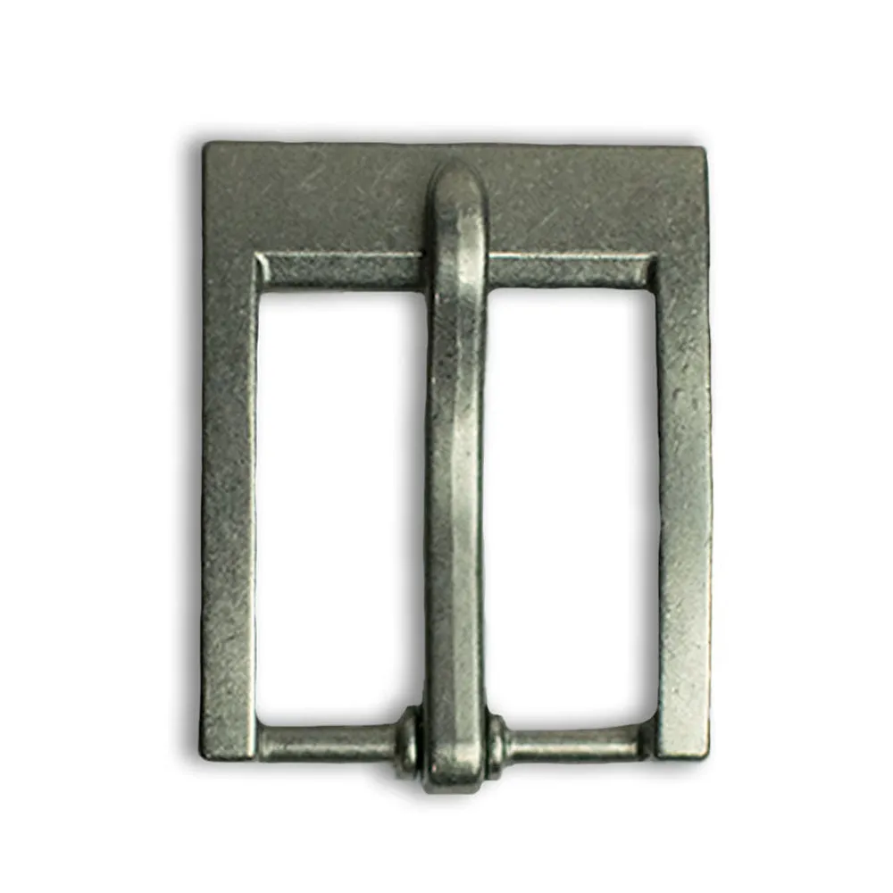 1.25" Dull Nickel #7 Buckle