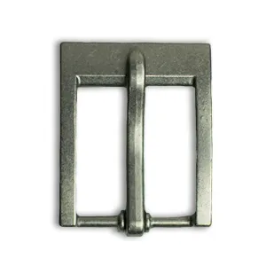 1.25" Dull Nickel #7 Buckle
