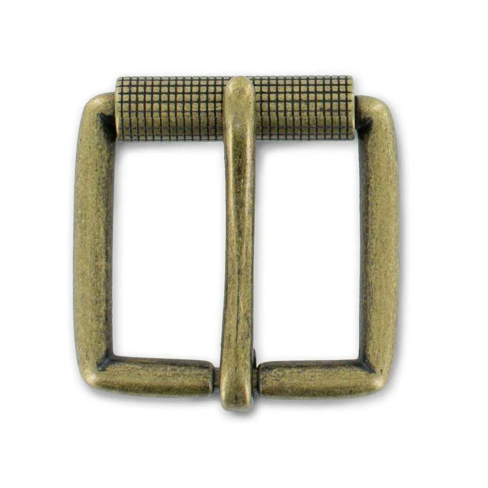1.5" Antique Brass #5 Roller Buckle