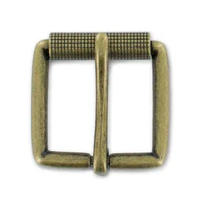 1.5" Antique Brass #5 Roller Buckle