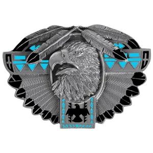 BU-016-E Thunderbird Feather Buckle