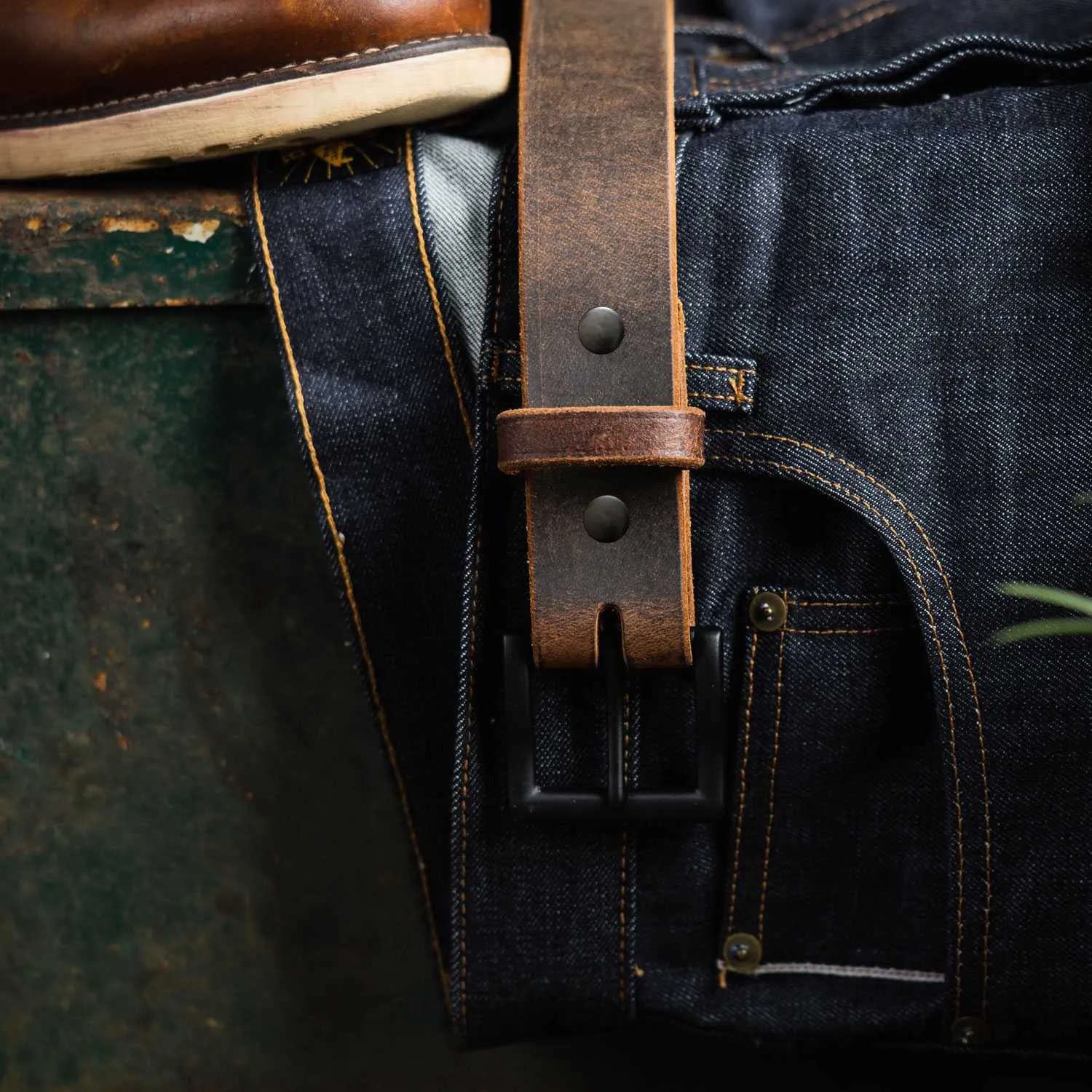 Crazy Horse Jean Belt - 1.5"