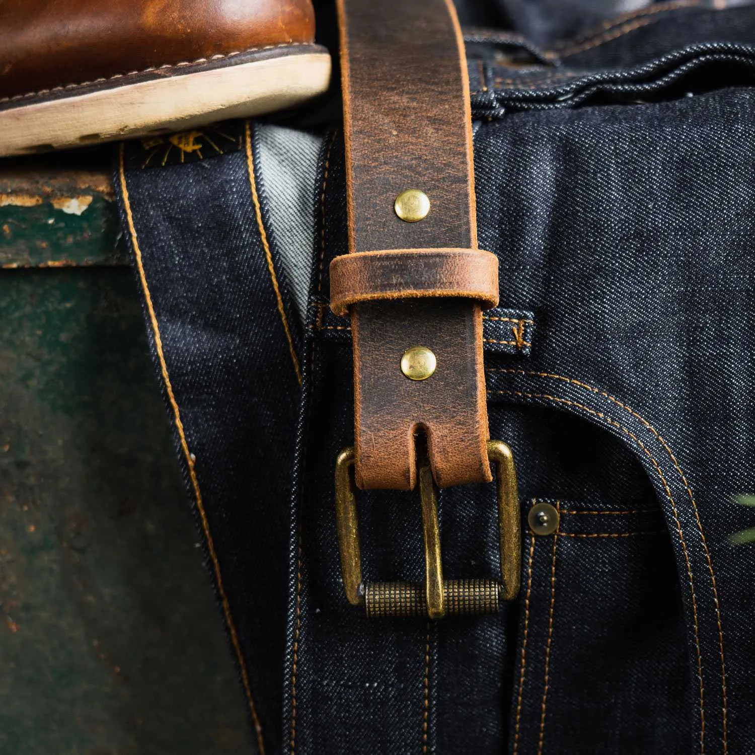 Crazy Horse Jean Belt - 1.5"