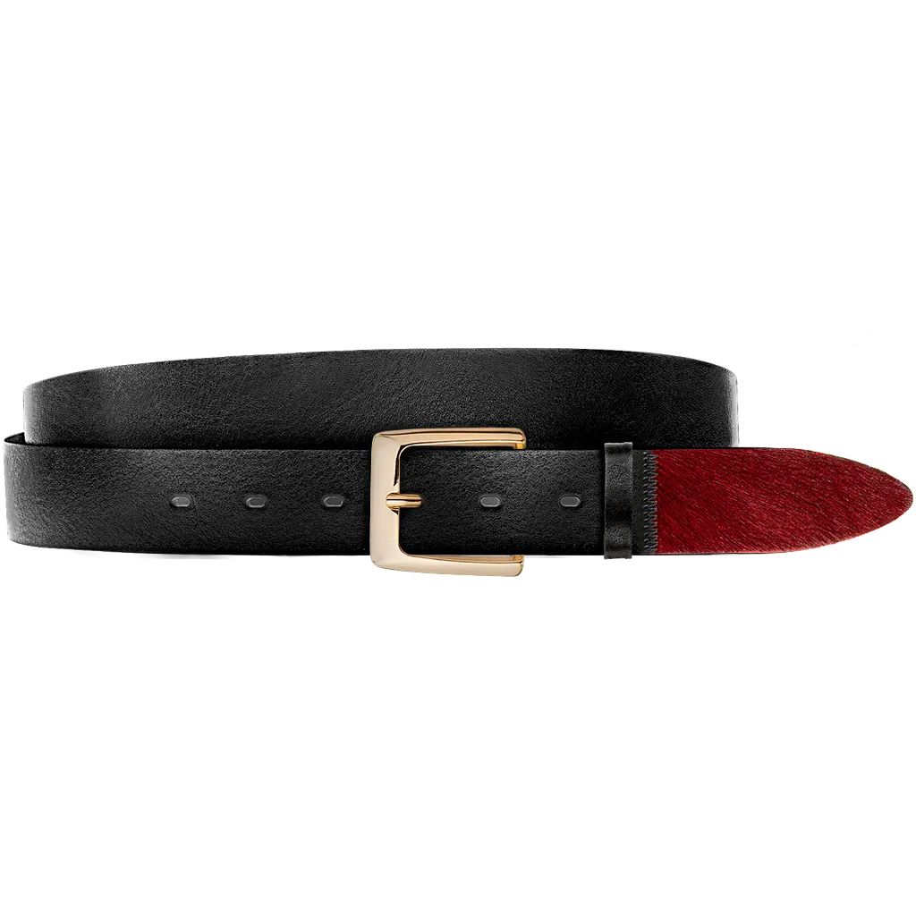 East Meets West Women Black & Burgundy