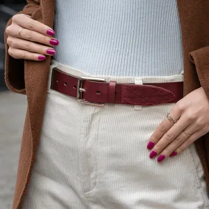 East Meets West Women Burgundy
