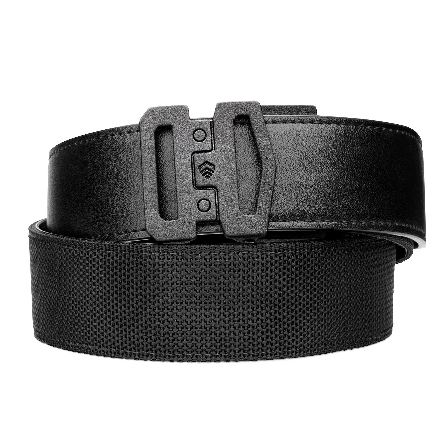 EXECUTIVE PROTECTION BLACK TACTICAL HYBRID BELT 1.75": COMPLETE KIT