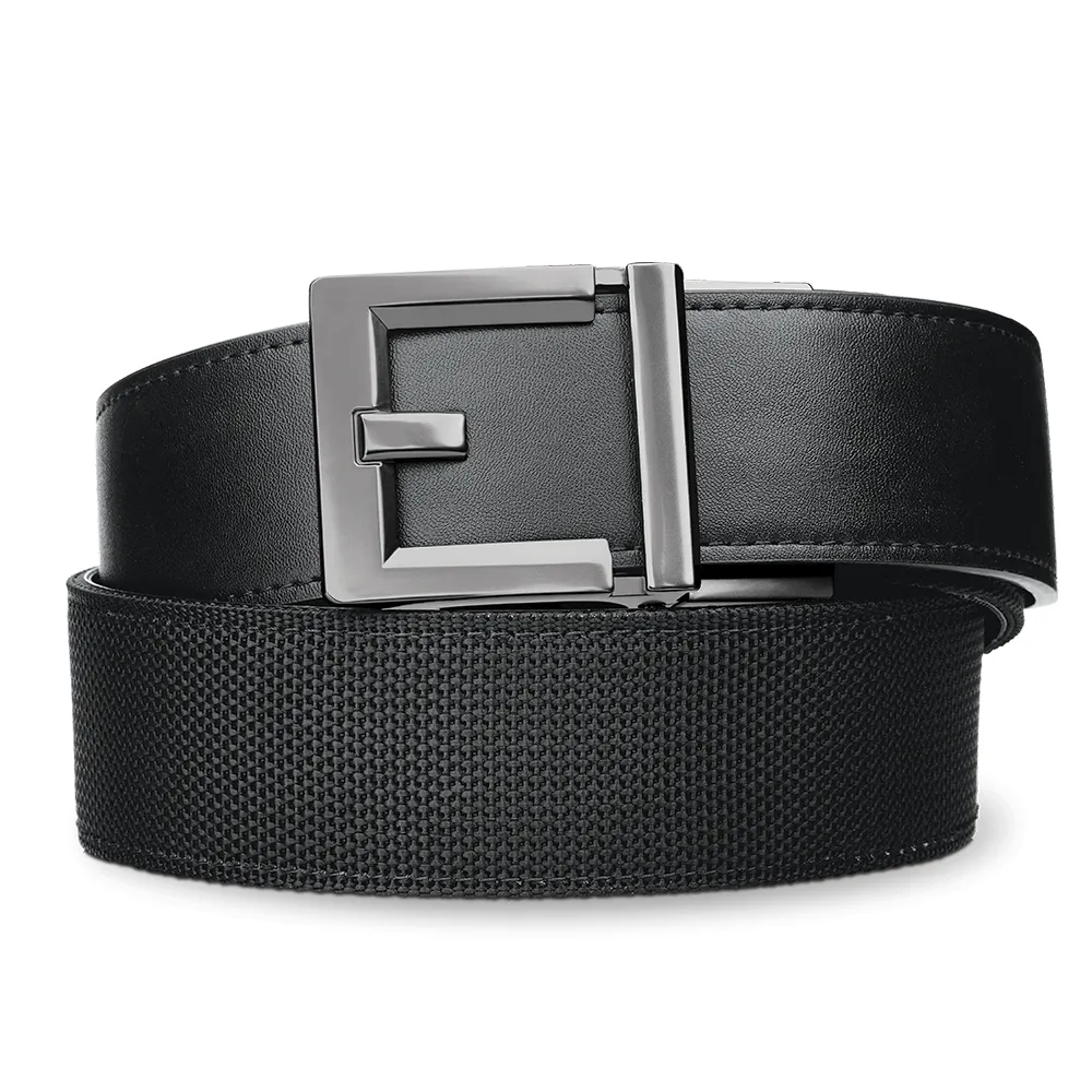 EXECUTIVE PROTECTION BLACK TACTICAL HYBRID BELT 1.75": COMPLETE KIT