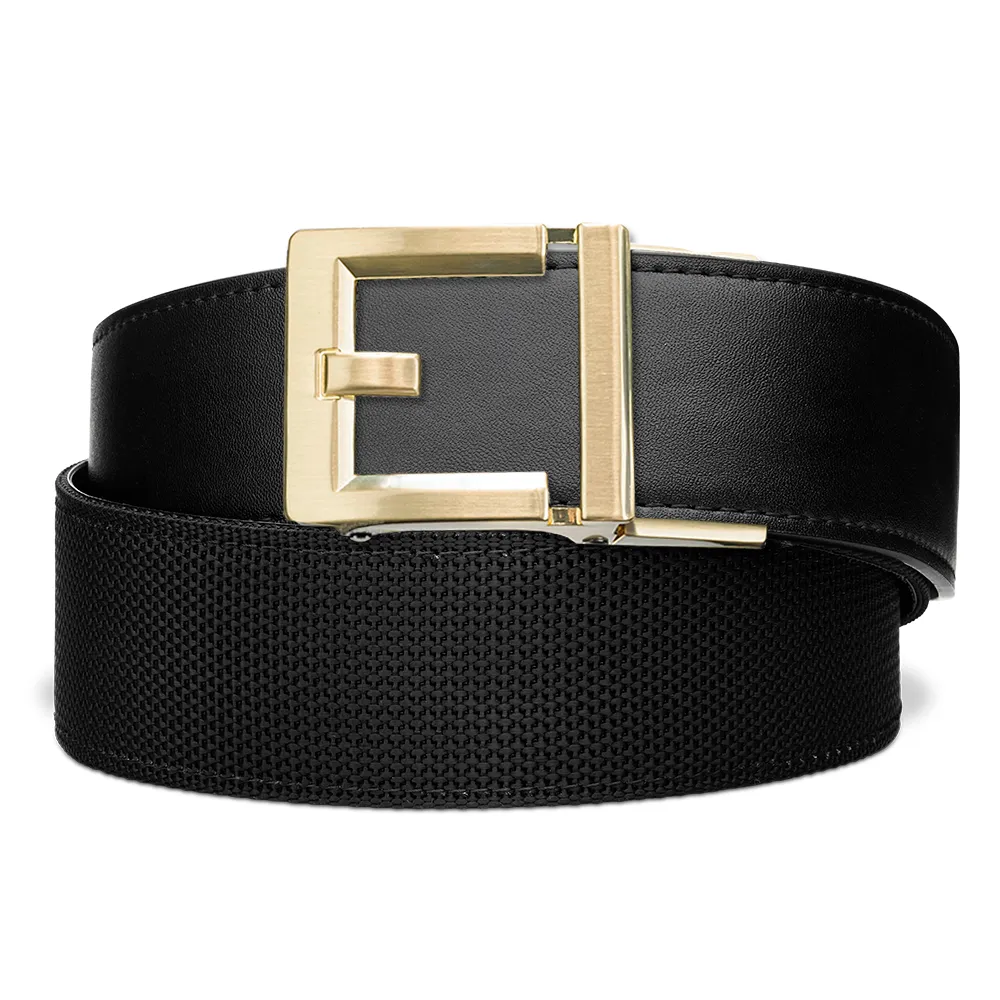 EXECUTIVE PROTECTION BLACK TACTICAL HYBRID BELT 1.75": COMPLETE KIT