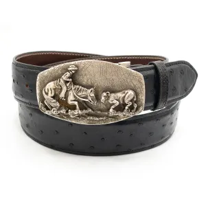 Gloria Stewart Cutting Horse One Piece Buckle 1.5