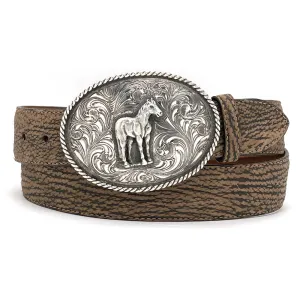 Gloria Stewart Horse w/ Sapphire One Piece Buckle 1.5