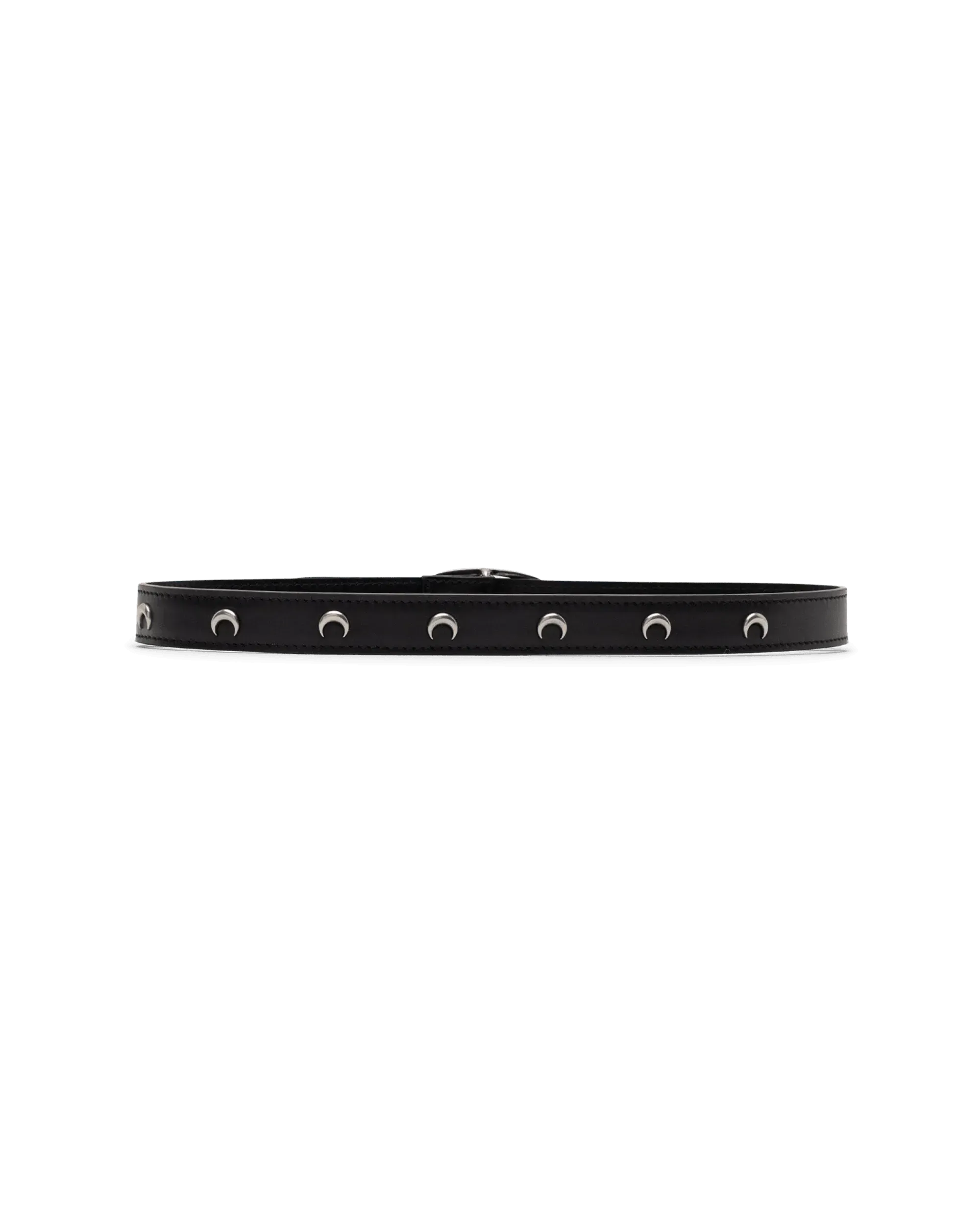 Moon Stud Leather Belt