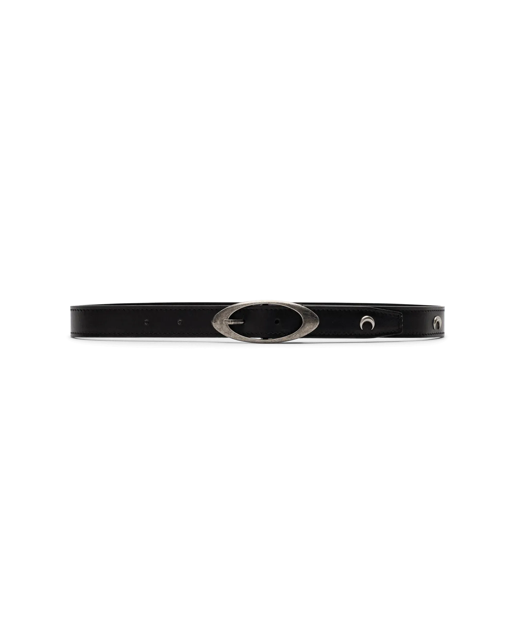 Moon Stud Leather Belt