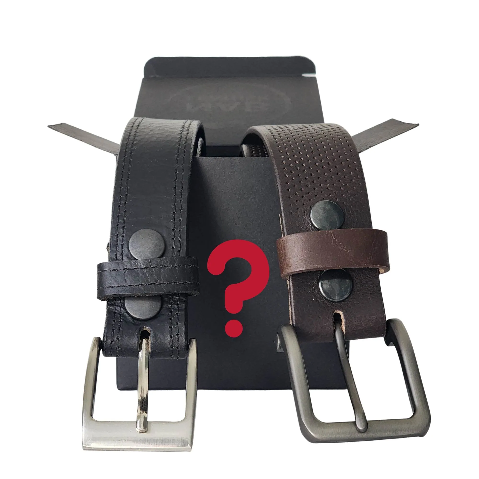 Mystery Box  - One Less Than Perfect Full-Grain Leather Belt