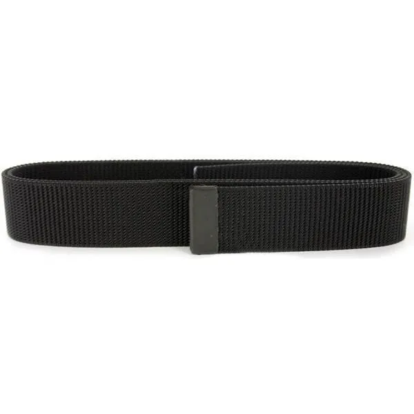 Navy Belt: Black Nylon with Seabee Black Tip - male