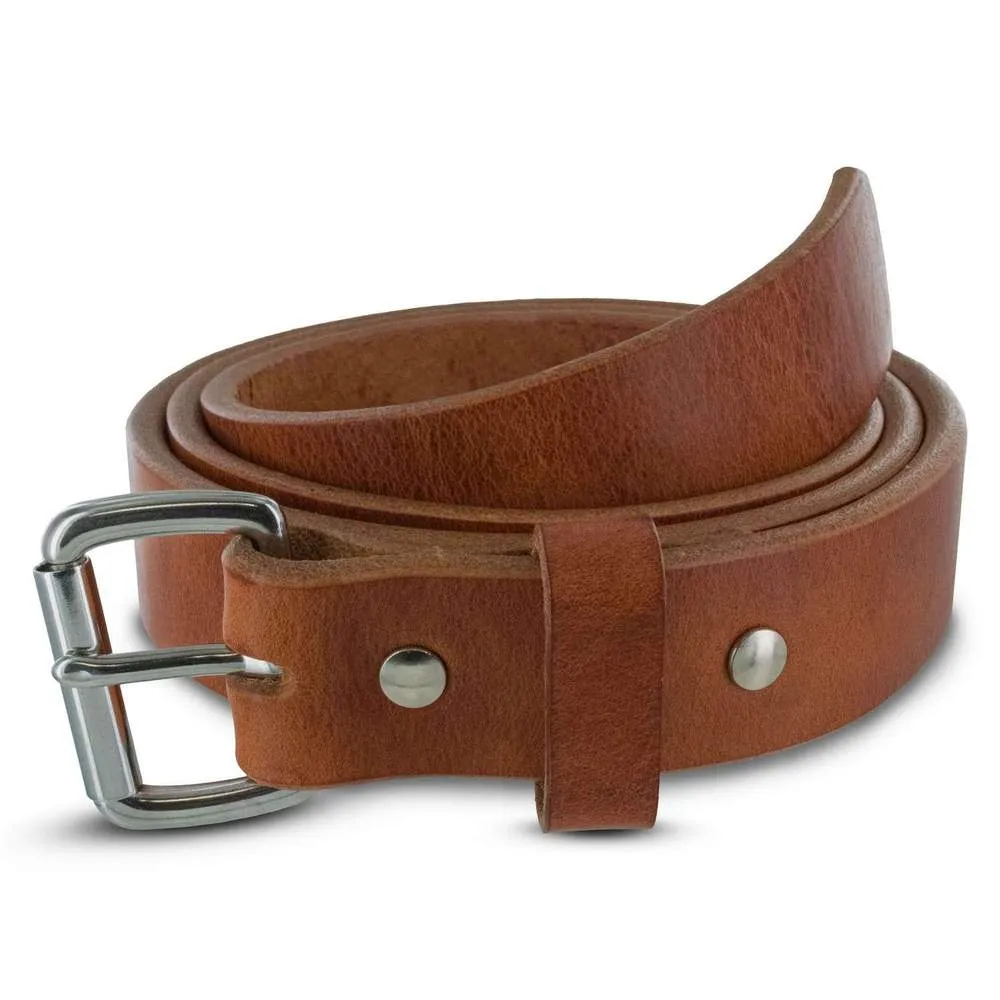 Old World Harness Leather Belt - 1.5"