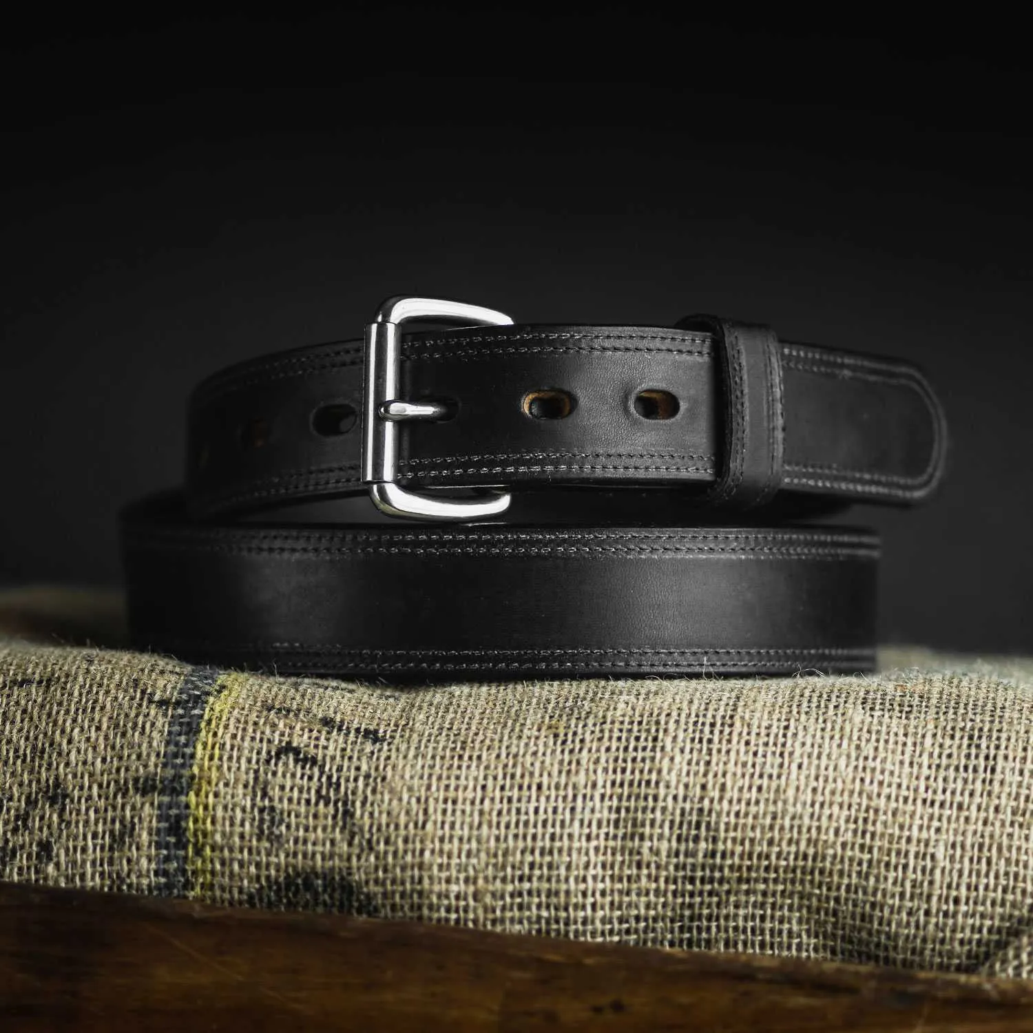 Old World Harness Leather Belt - 1.5"
