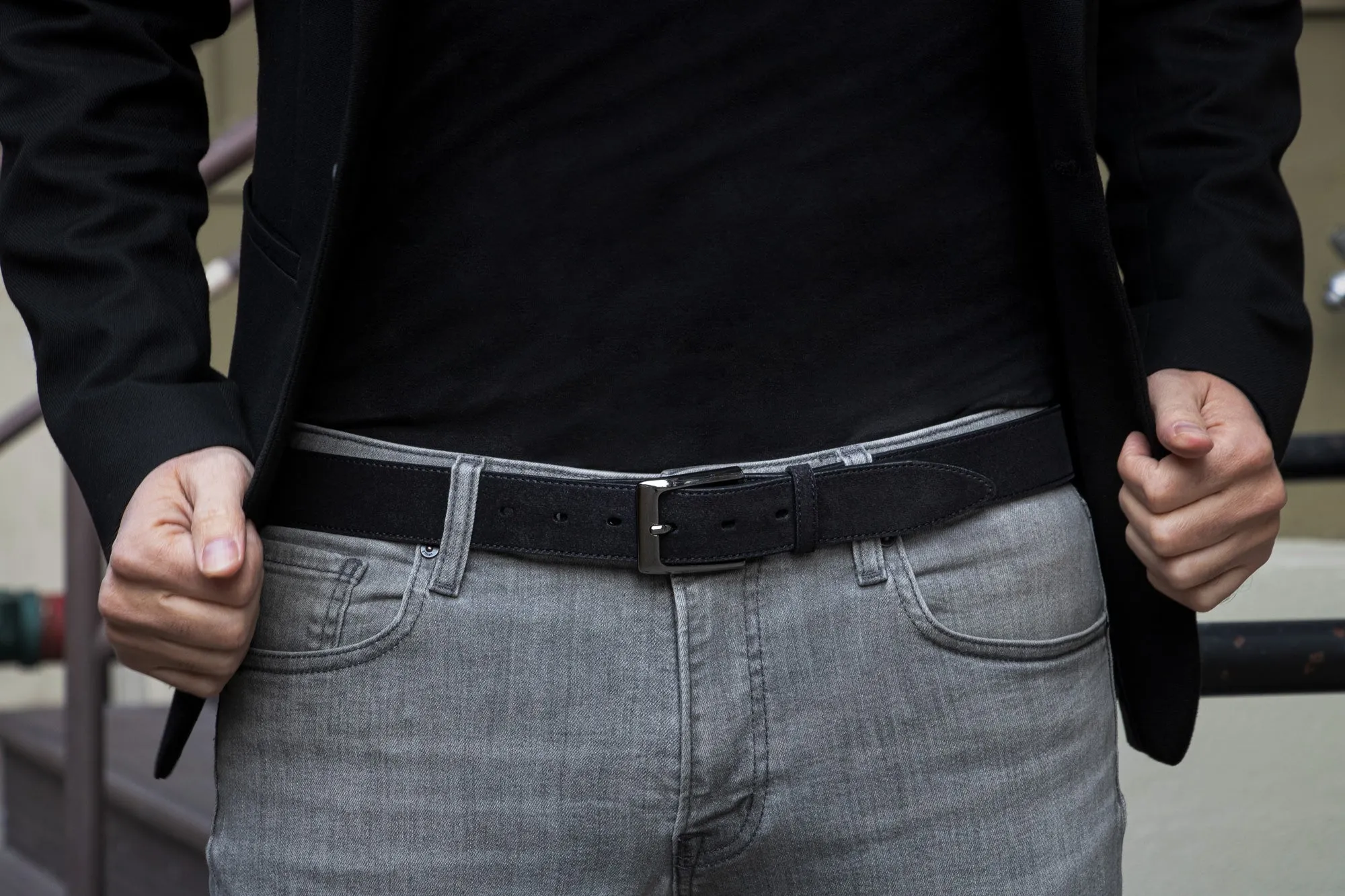 Suede Touch Men Black
