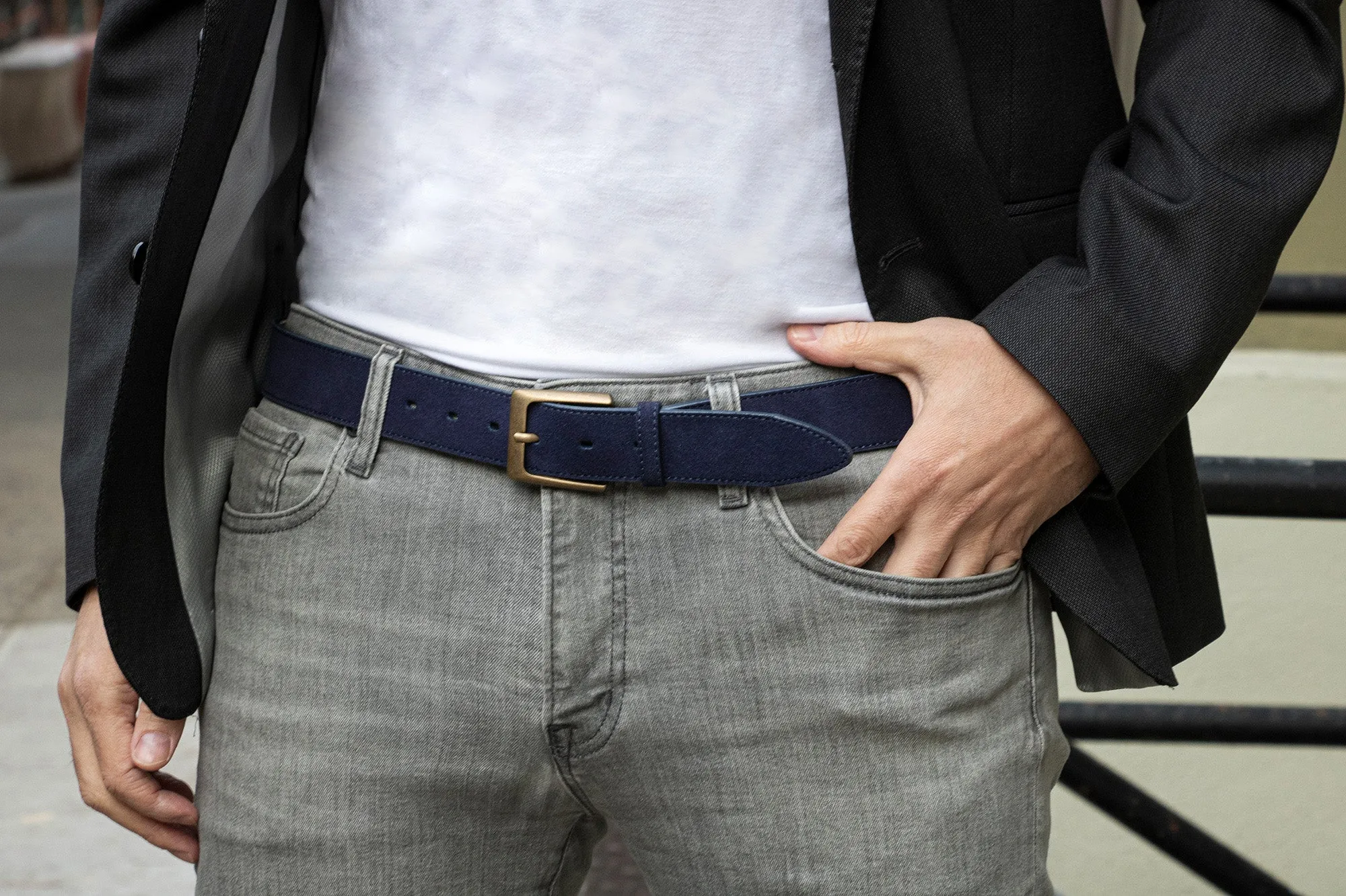 Suede Touch Men Blue
