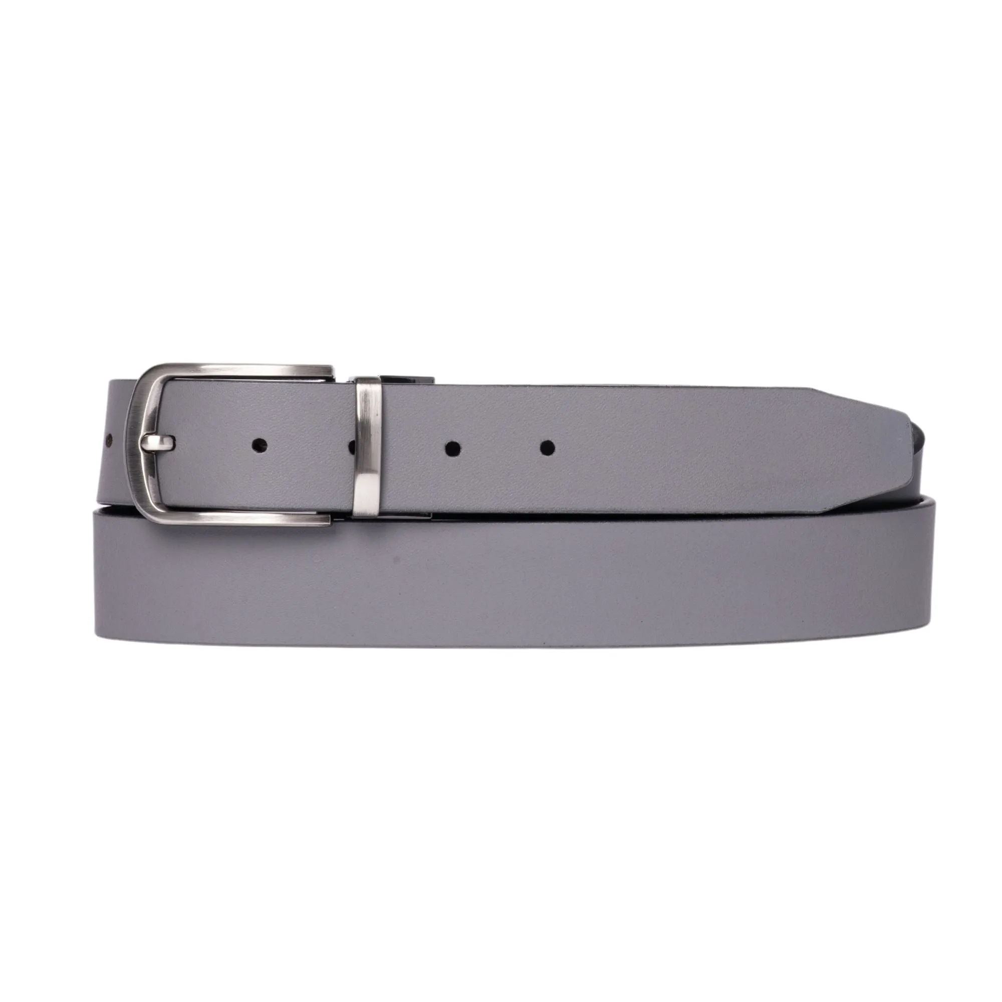 The Harvey Dent Belts- Black / Burgundy and Black/ Grey 2 pc Gift Set