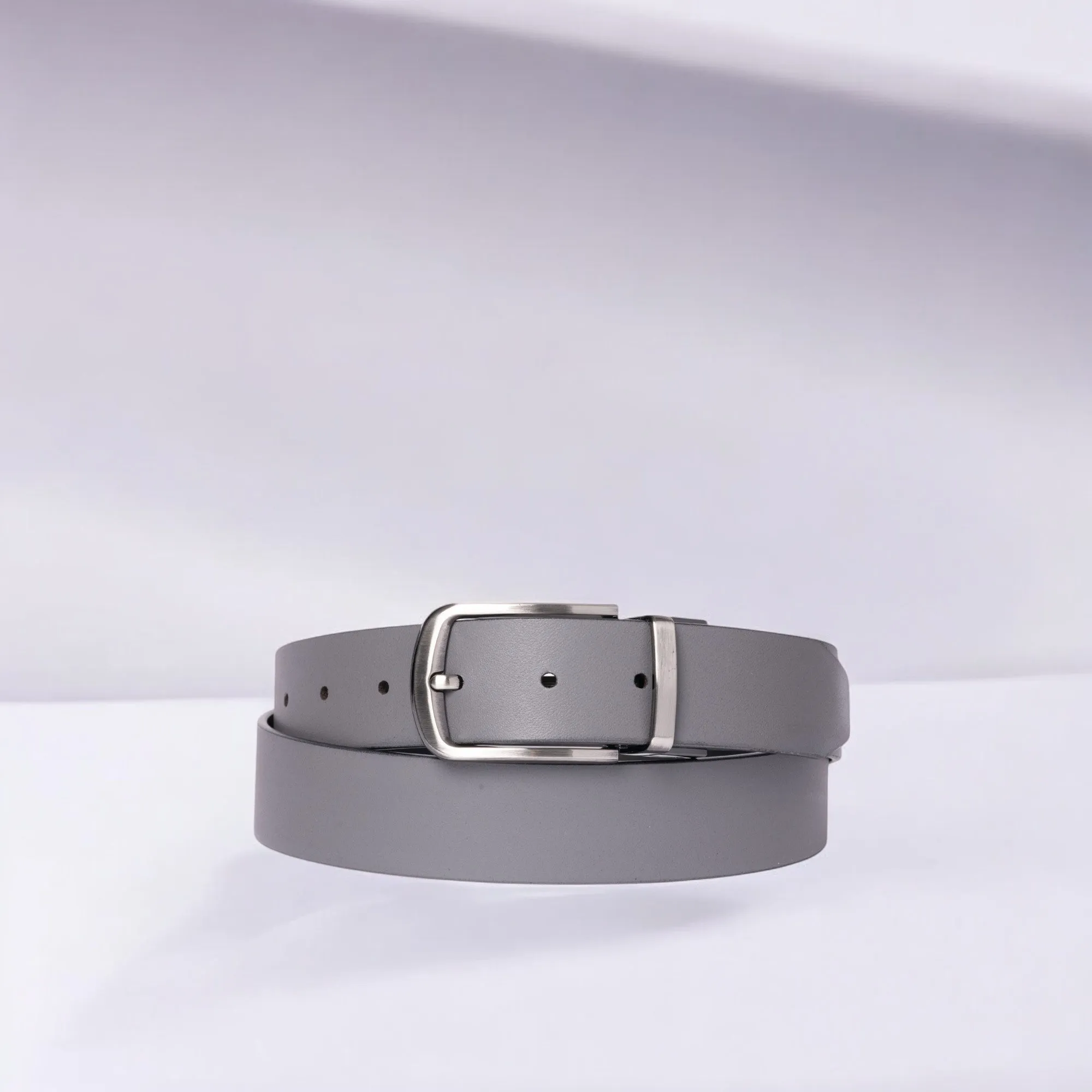 The Harvey Dent Belts- Black / Burgundy and Black/ Grey 2 pc Gift Set