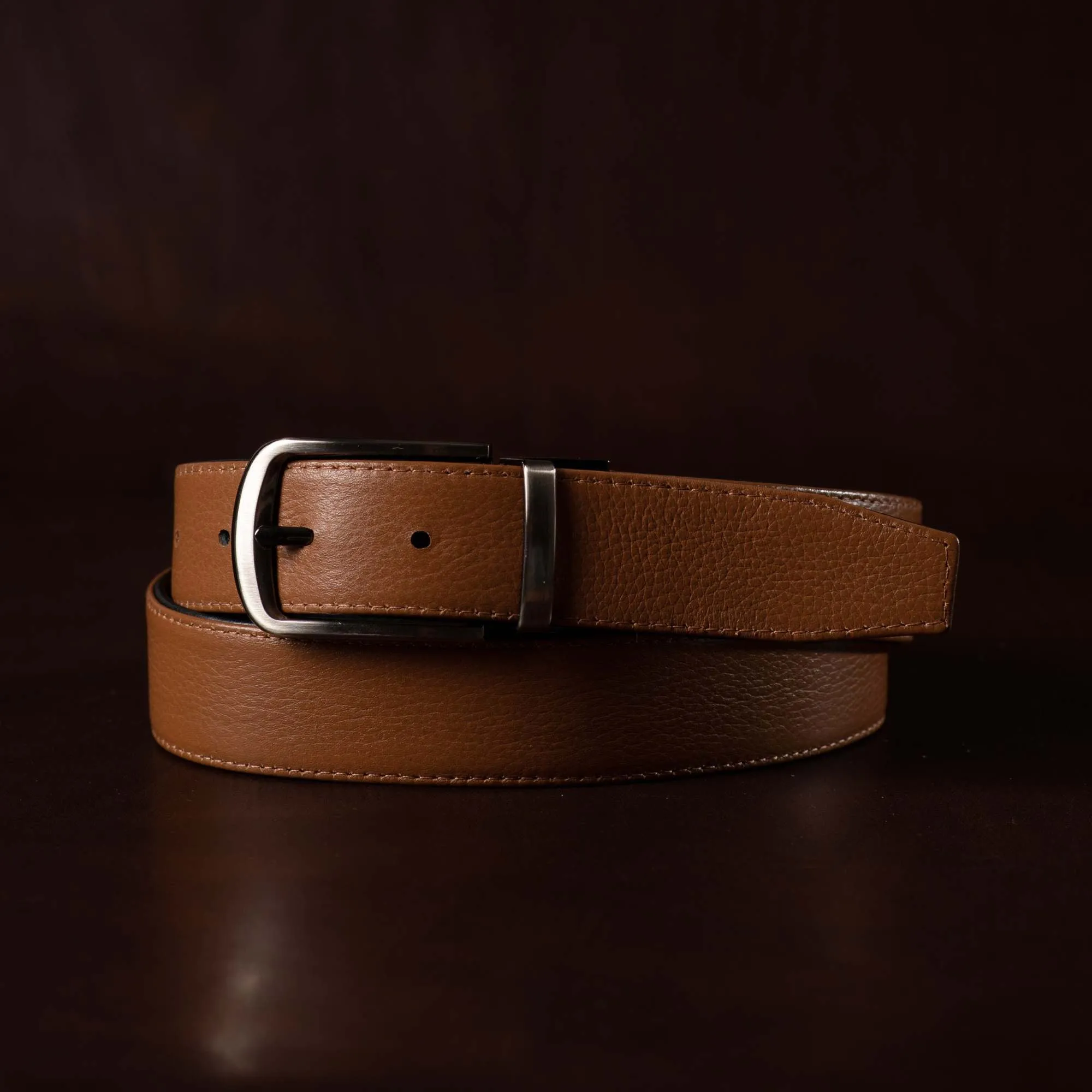 The Harvey Dent Stitched Belts- 30mm and 35 mm 2 pc Gift Set