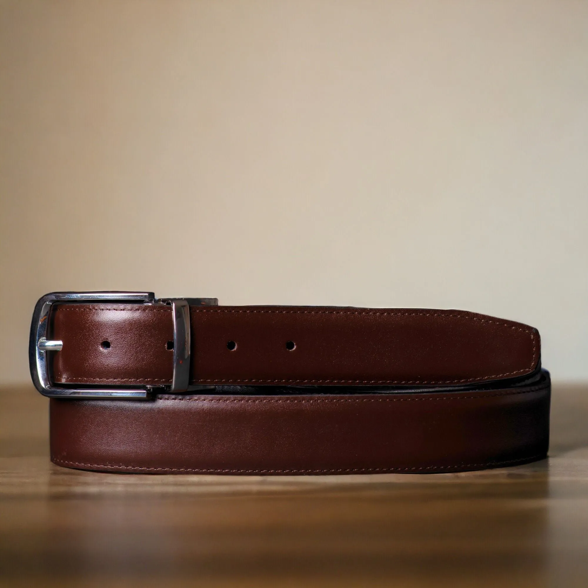 The Harvey Dent Stitched Belts- 30mm and 35 mm 2 pc Gift Set