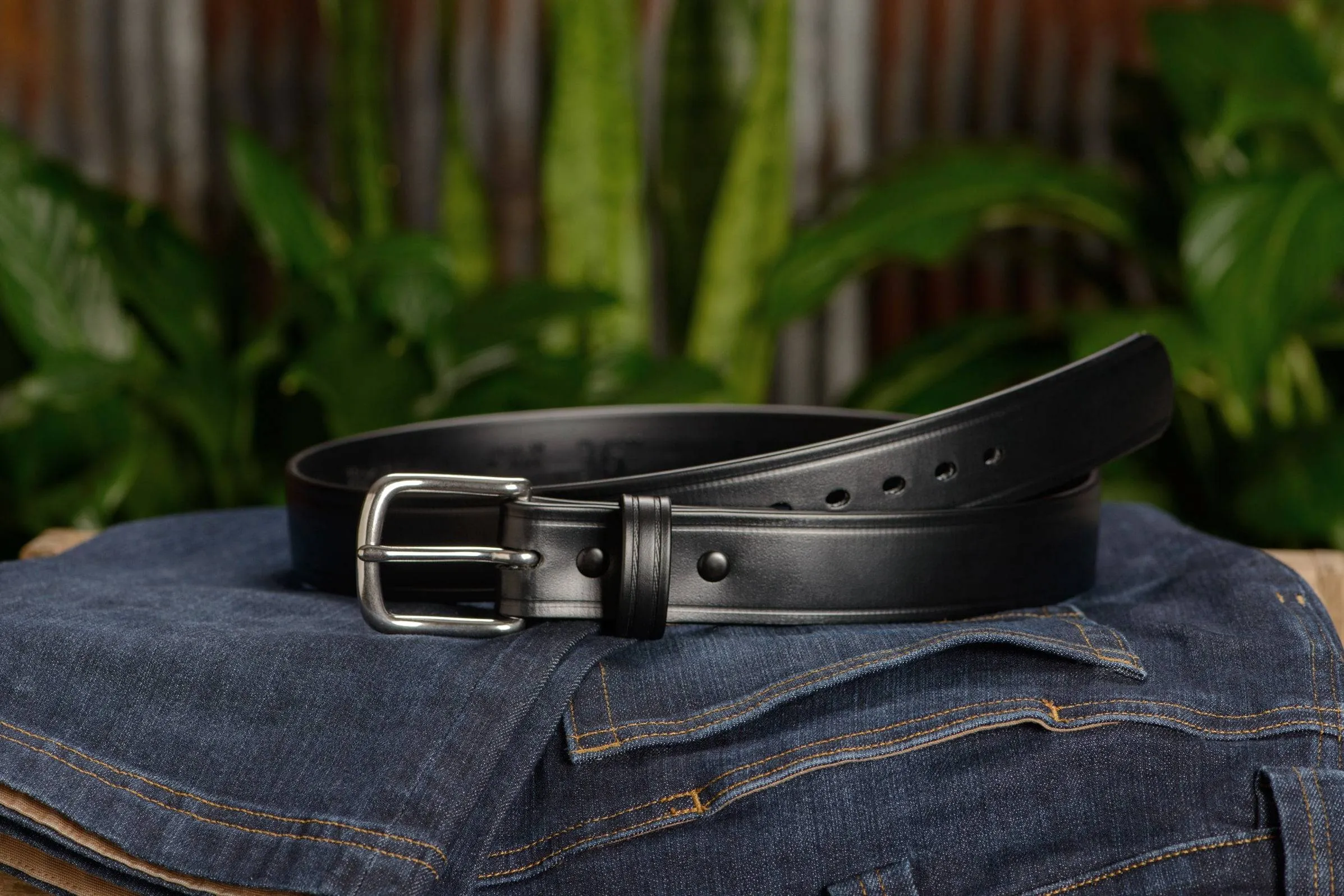 The Hercules Belt™ -  Black Max Thick With Stainless Buckle 1.50" (H520BK)