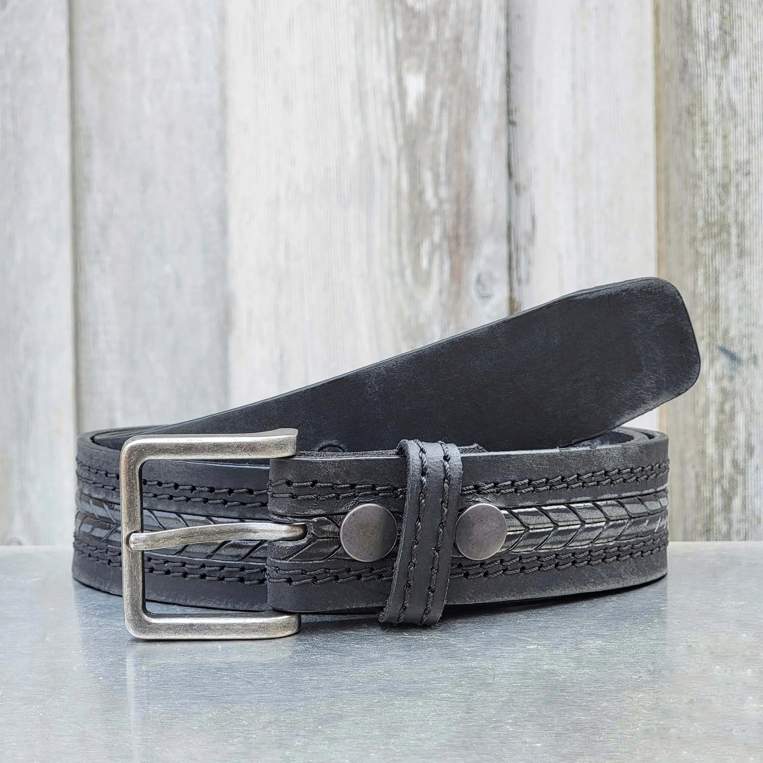 The Purpose Belt - Brown Custom Engraved 100% Real Distressed Leather Belt