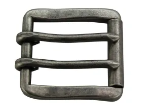 Truman: Brushed Nickel Double Prong Roller Buckle