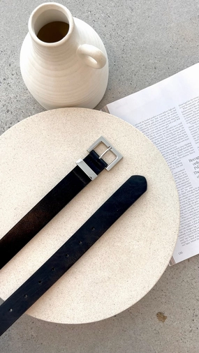 Valarae Belt - Black / Silver