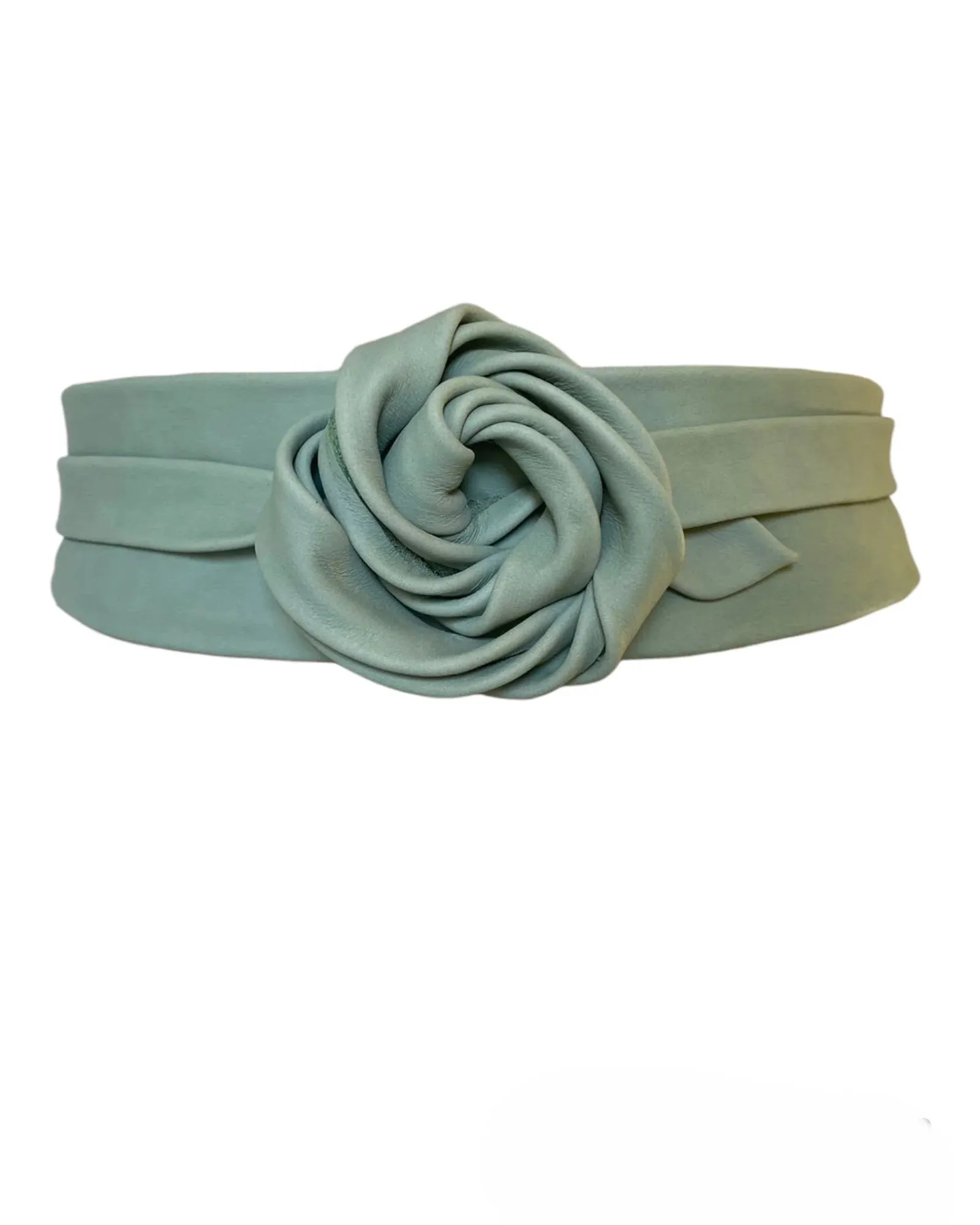 Wrap Leather Belt - Matcha